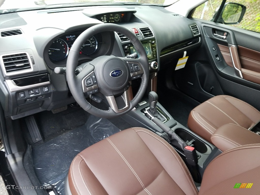 Brown Interior 2018 Subaru Forester 2.0XT Touring Photo #121919527
