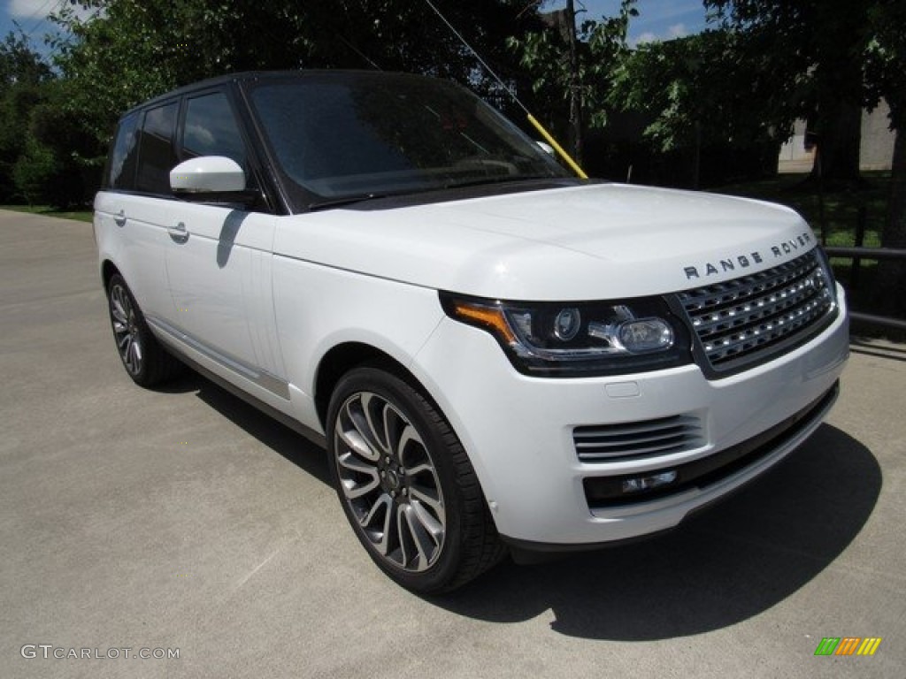 2017 Range Rover Autobiography - Fuji White / Ebony/Ebony photo #2