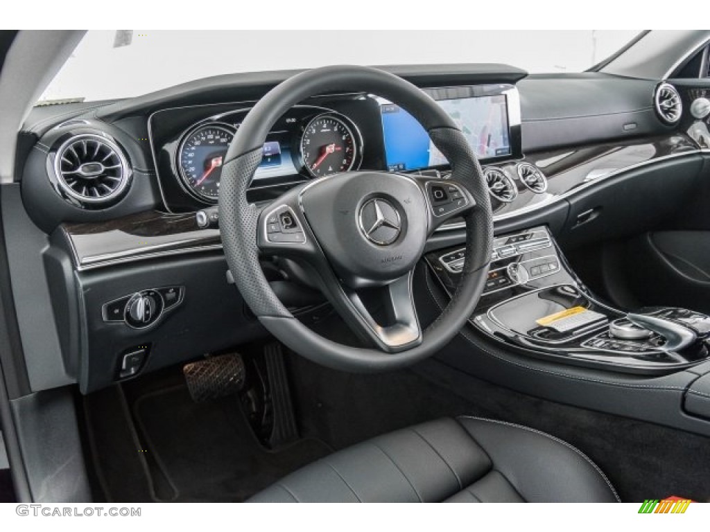 2018 E 400 Coupe - Black / Black photo #6