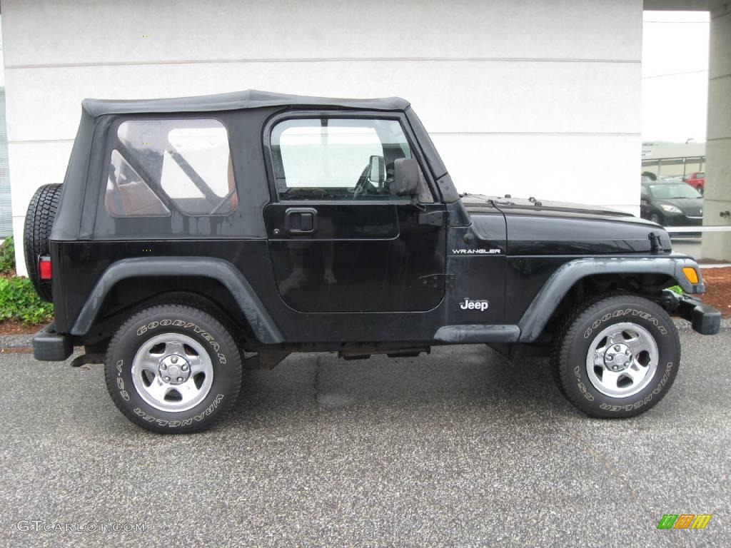2002 Wrangler Apex Edition 4x4 - Black / Apex Cognac Ultra-Hide photo #2