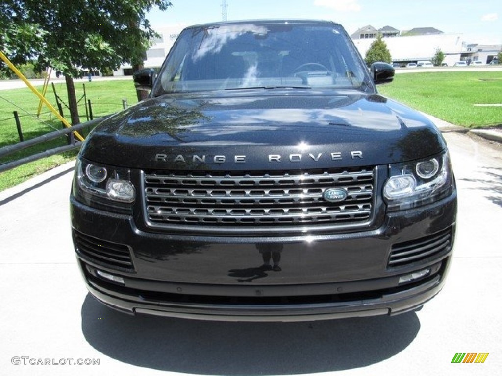 2017 Range Rover SVAutobiography Dynamic - Santorini Black Metallic / Ebony/Pimento photo #9