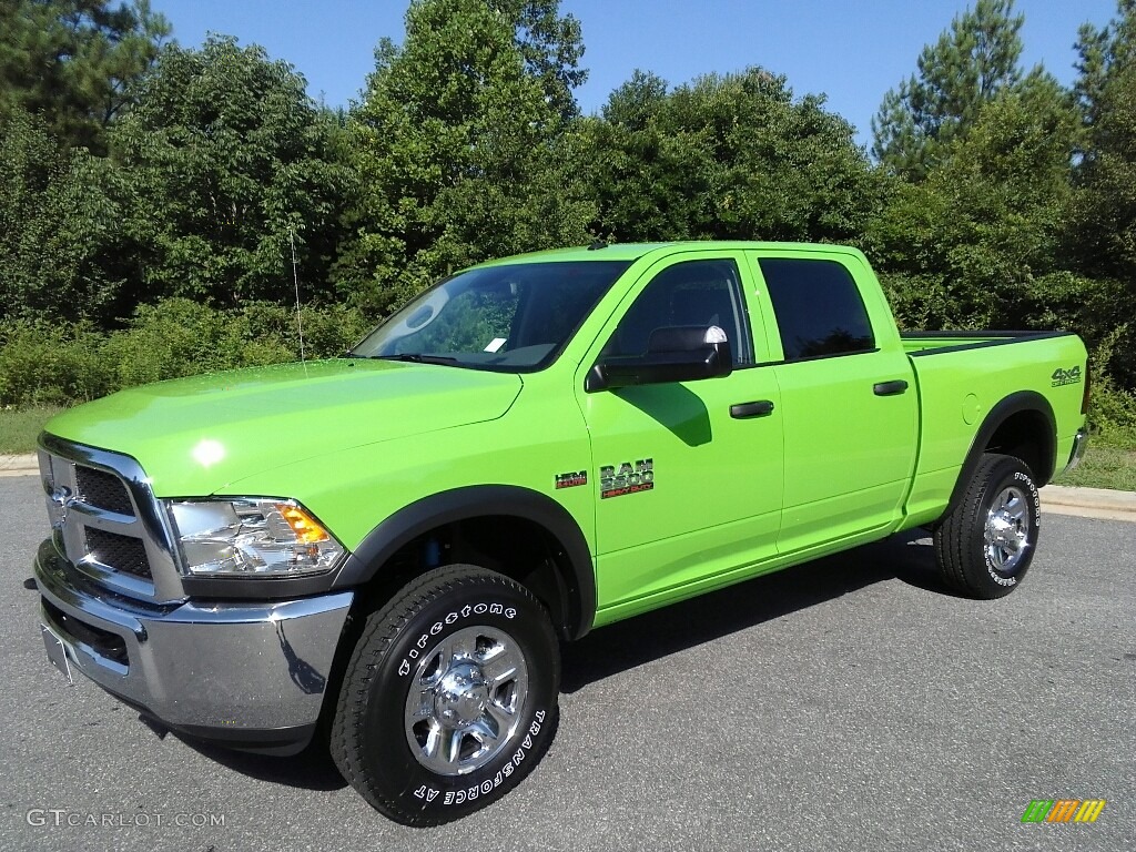 2017 2500 Tradesman Crew Cab 4x4 - Hills Green / Black/Diesel Gray photo #2