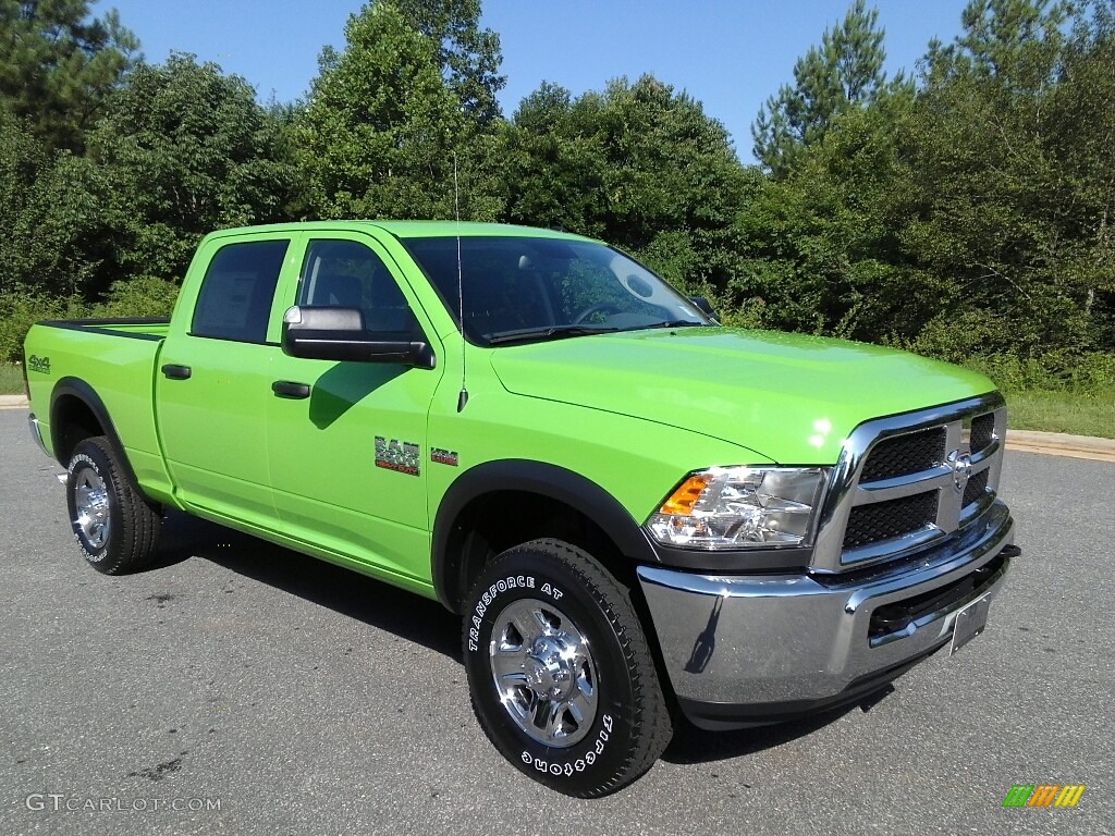 2017 2500 Tradesman Crew Cab 4x4 - Hills Green / Black/Diesel Gray photo #4
