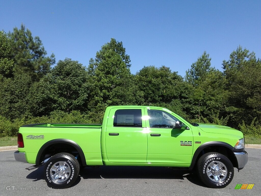 2017 2500 Tradesman Crew Cab 4x4 - Hills Green / Black/Diesel Gray photo #5