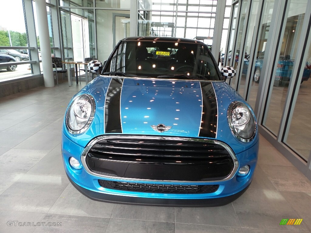 2017 Hardtop Cooper 2 Door - Electric Blue Metallic / Carbon Black photo #2