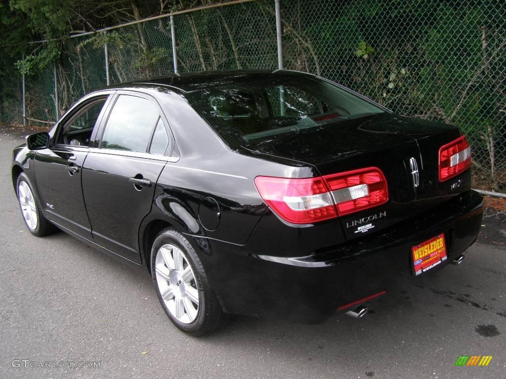 2007 MKZ Sedan - Black / Dark Charcoal photo #4