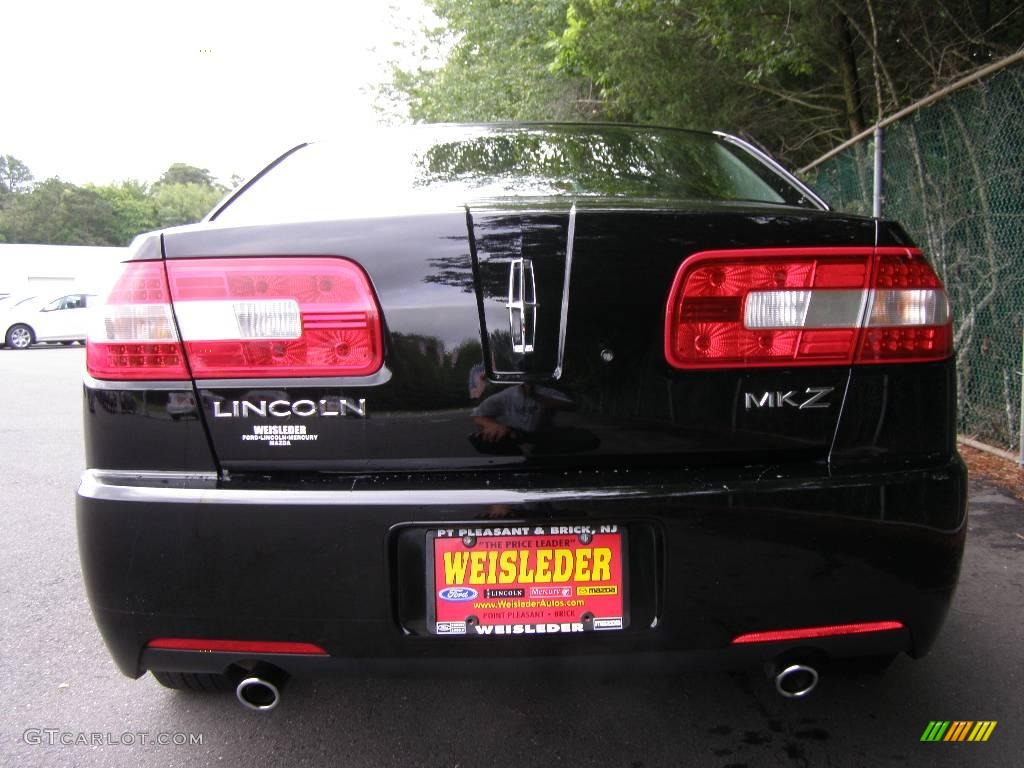 2007 MKZ Sedan - Black / Dark Charcoal photo #5