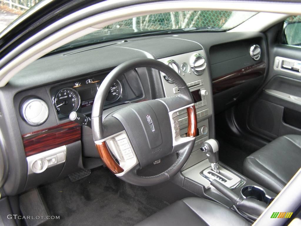 2007 MKZ Sedan - Black / Dark Charcoal photo #7
