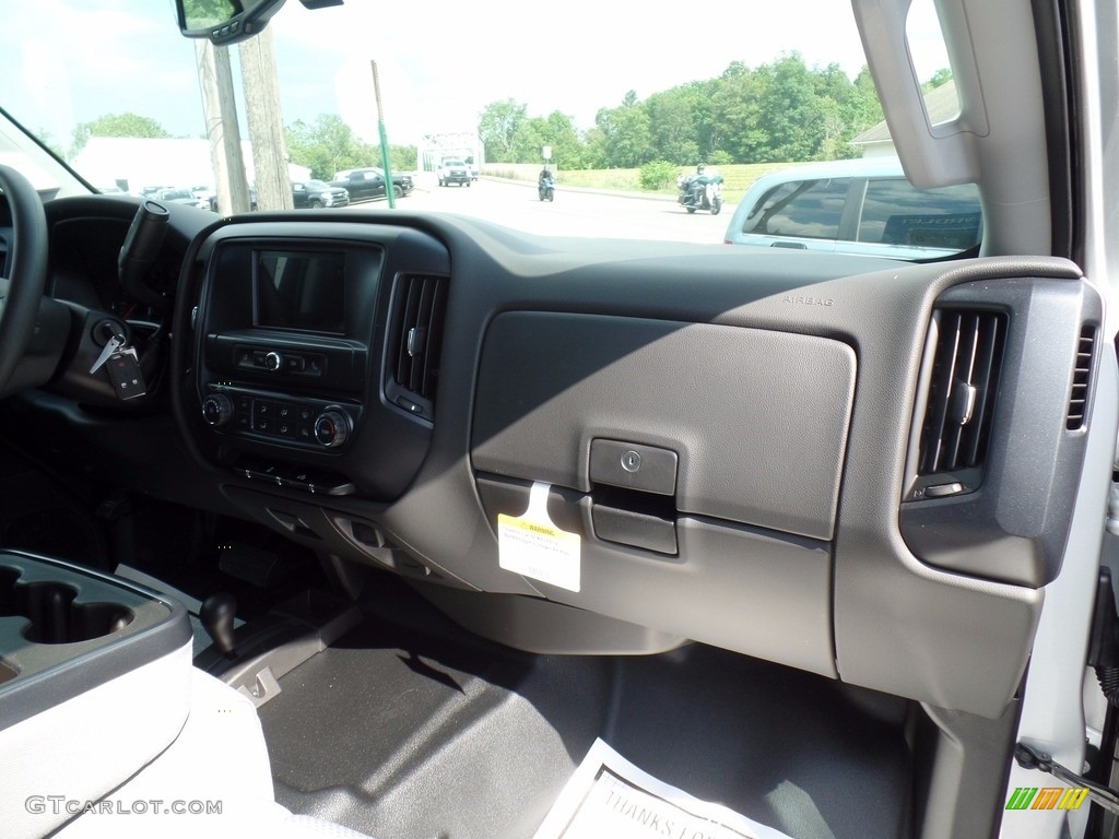 2017 Silverado 2500HD Work Truck Double Cab 4x4 - Silver Ice Metallic / Dark Ash/Jet Black photo #50