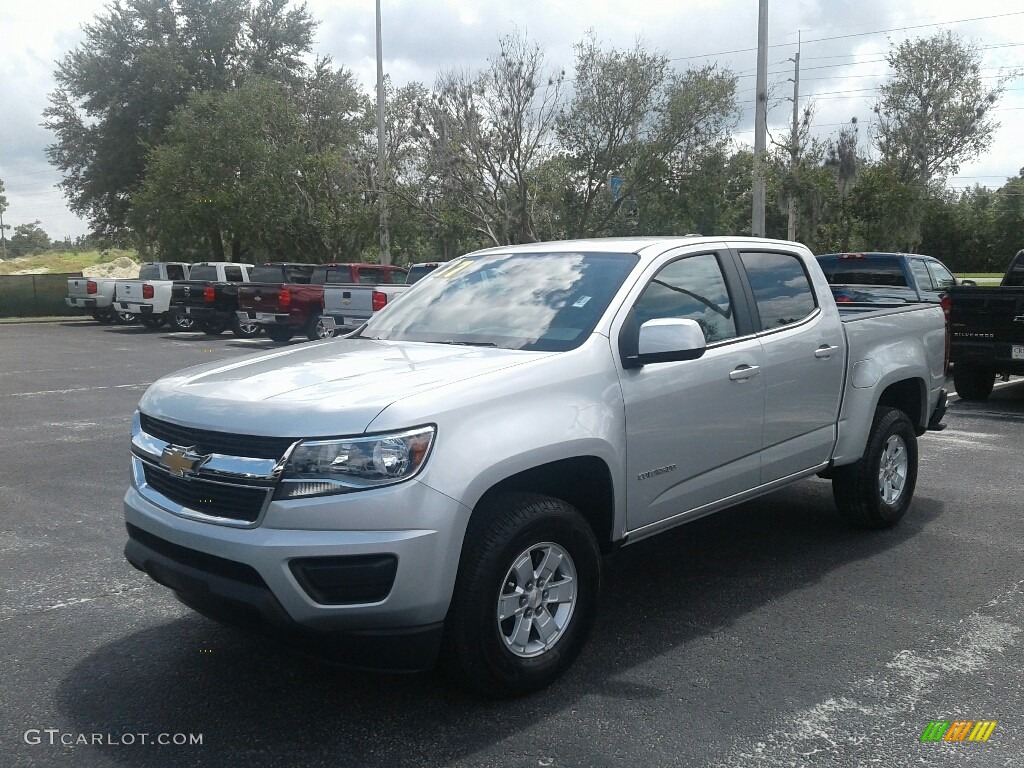 2017 Colorado WT Crew Cab - Silver Ice Metallic / Jet Black/­Dark Ash photo #1