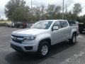 Silver Ice Metallic 2017 Chevrolet Colorado WT Crew Cab Exterior