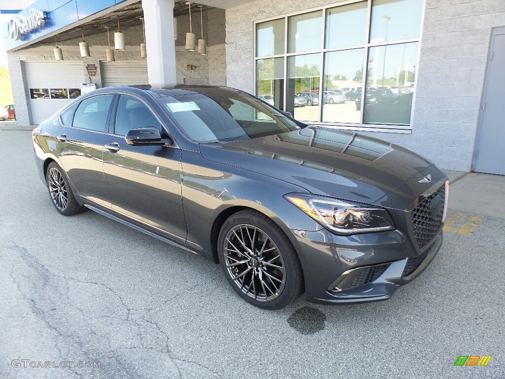 2018 Genesis G80 Sport - Himalayan Gray / Black photo #1