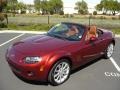 2008 Copper Red Mica Mazda MX-5 Miata Grand Touring Hardtop Roadster  photo #3