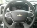 Jet Black/­Dark Ash 2017 Chevrolet Colorado WT Extended Cab Steering Wheel