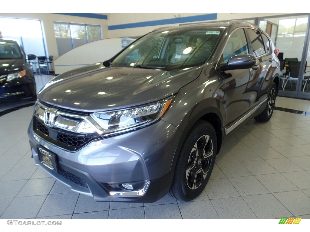 2017 CR-V Touring AWD - Modern Steel Metallic / Gray photo #1