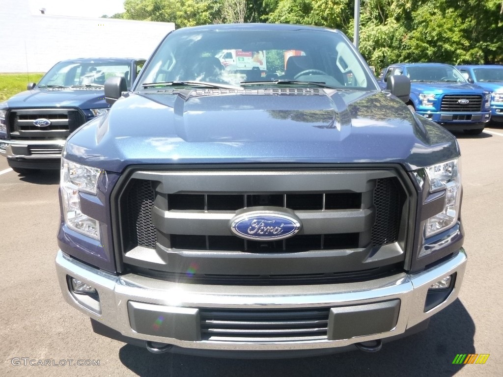 2017 F150 XL SuperCab 4x4 - Blue Jeans / Earth Gray photo #3