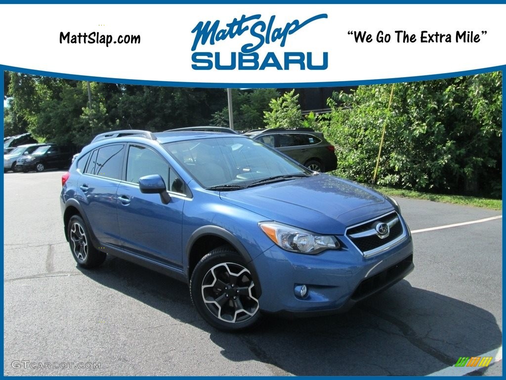 2014 XV Crosstrek 2.0i Limited - Quartz Blue Pearl / Ivory photo #1