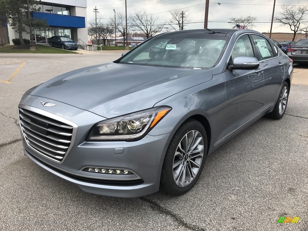 2017 Genesis G80 AWD - Parisian Gray / Black Monotone photo #1