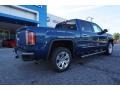 2017 Stone Blue Metallic GMC Sierra 1500 SLT Crew Cab 4WD  photo #7