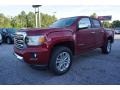 2017 Red Quartz Tintcoat GMC Canyon SLT Crew Cab  photo #3