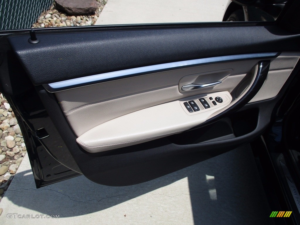 2015 4 Series 428i xDrive Gran Coupe - Midnight Blue Metallic / Oyster/Black photo #9