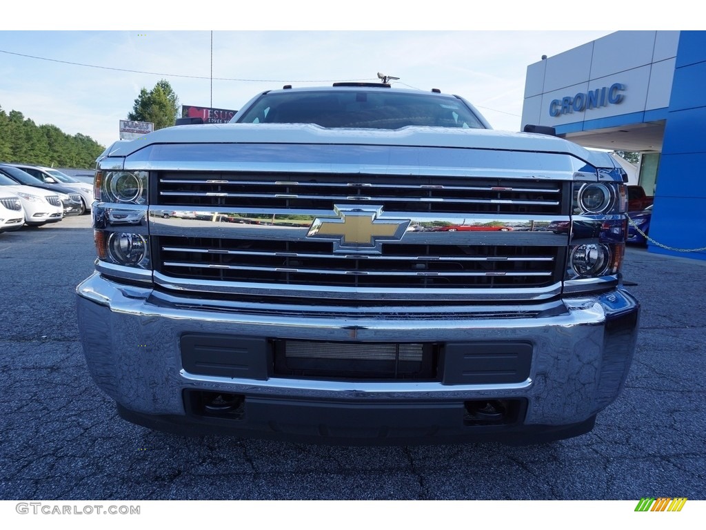 2017 Silverado 2500HD Work Truck Double Cab - Summit White / Dark Ash/Jet Black photo #2