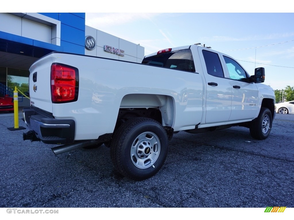 2017 Silverado 2500HD Work Truck Double Cab - Summit White / Dark Ash/Jet Black photo #7