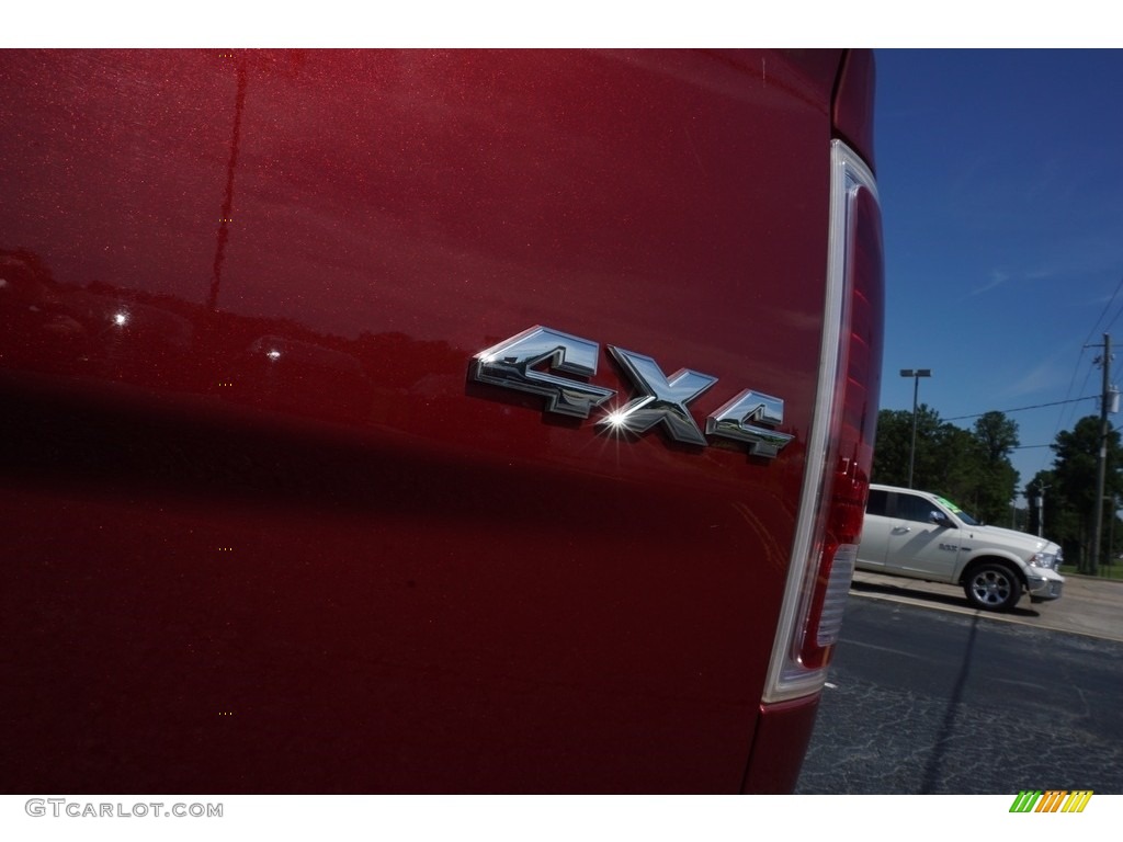 2015 2500 Laramie Crew Cab 4x4 - Deep Cherry Red Crystal Pearl / Black photo #16