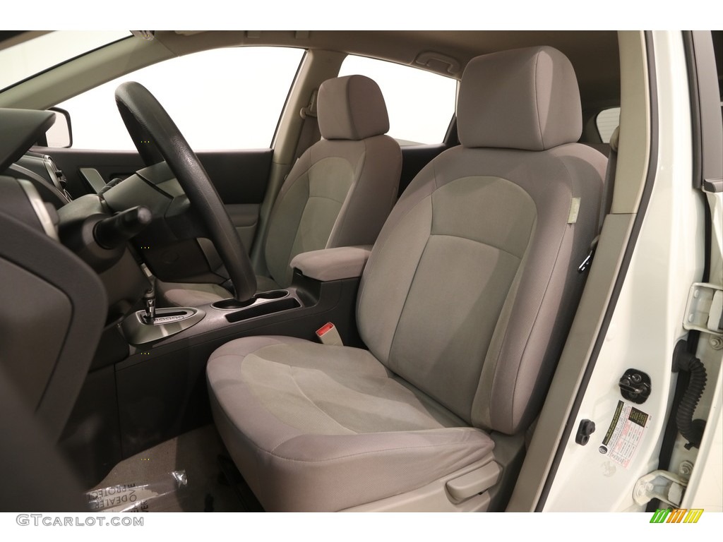 2010 Rogue S AWD - Phantom White / Gray photo #5