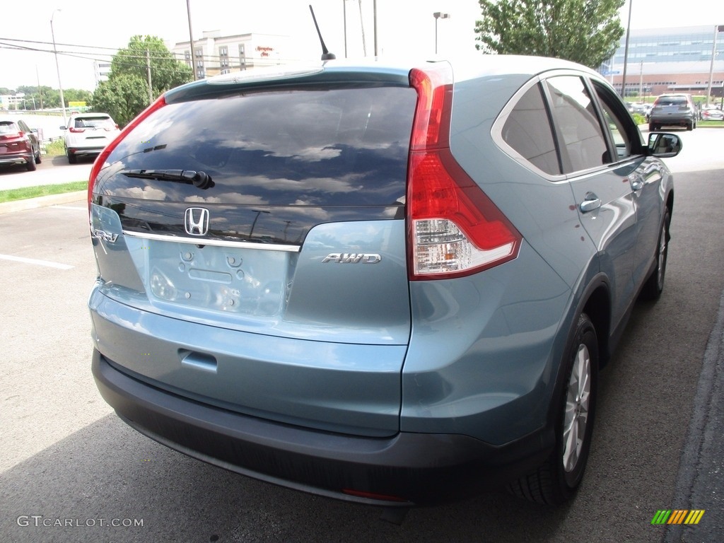 2014 CR-V EX AWD - Mountain Air Metallic / Beige photo #5