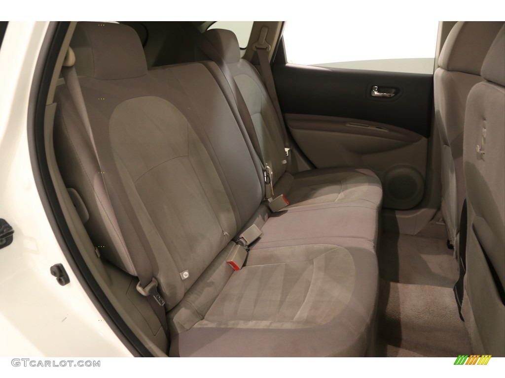 2010 Rogue S AWD - Phantom White / Gray photo #11
