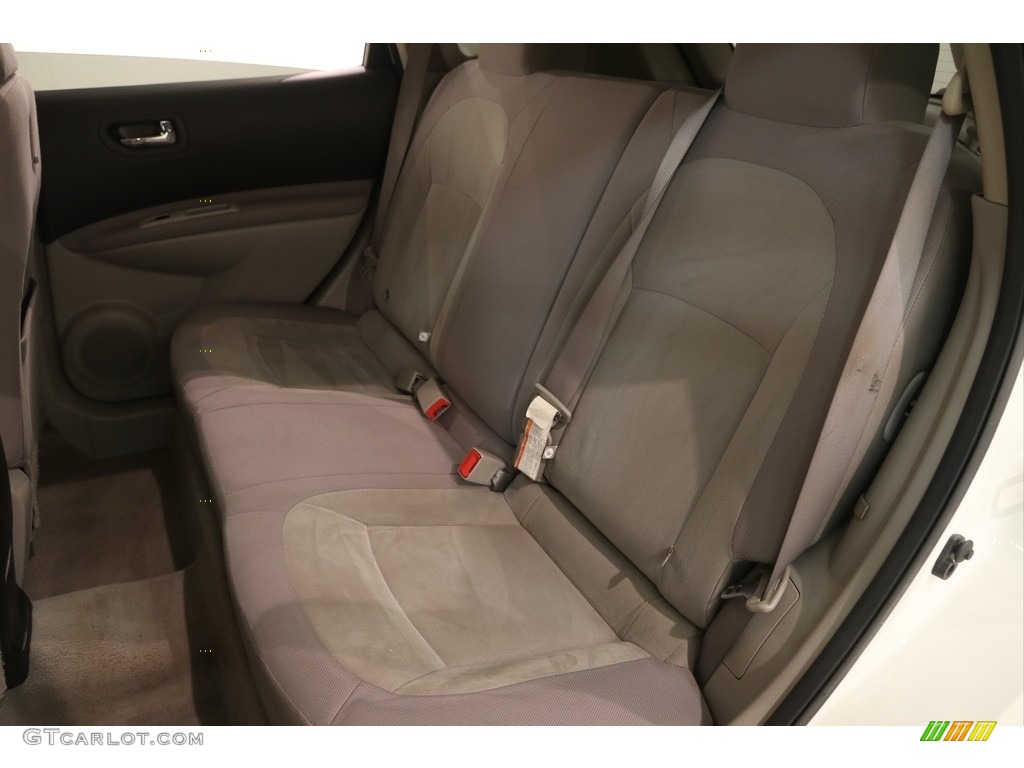 2010 Rogue S AWD - Phantom White / Gray photo #12