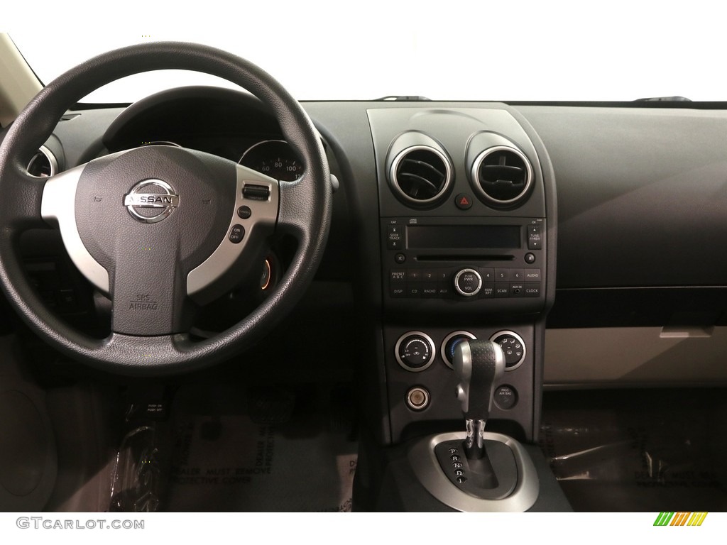 2010 Rogue S AWD - Phantom White / Gray photo #13