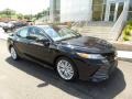 2018 Midnight Black Metallic Toyota Camry XLE  photo #1