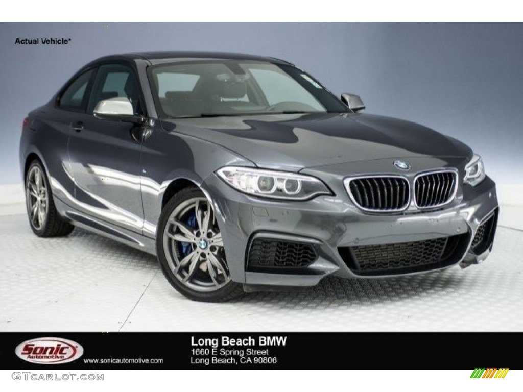 2014 M235i Coupe - Mineral Grey Metallic / Black photo #1