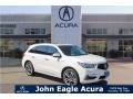 White Diamond Pearl 2017 Acura MDX Sport Hybrid SH-AWD