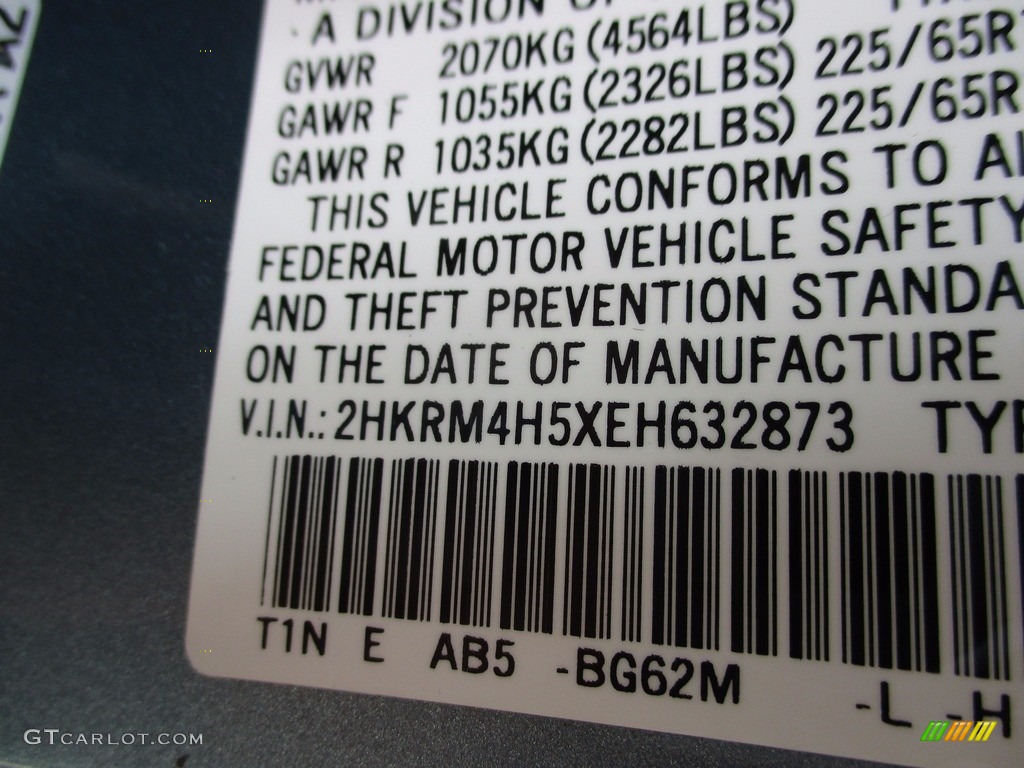 2014 CR-V EX AWD - Mountain Air Metallic / Beige photo #19