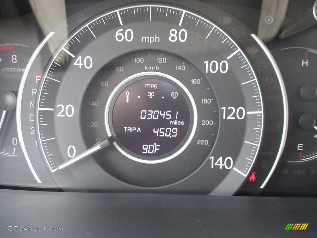 2014 CR-V EX AWD - Mountain Air Metallic / Beige photo #20
