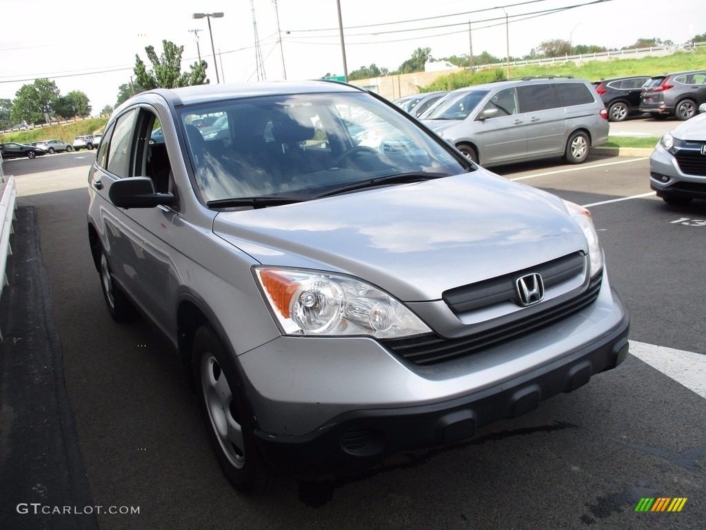 2008 CR-V LX 4WD - Whistler Silver Metallic / Black photo #8