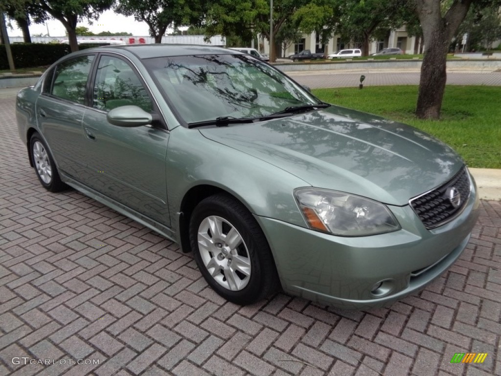 2006 Altima 2.5 S - Mystic Emerald Metallic / Frost photo #12