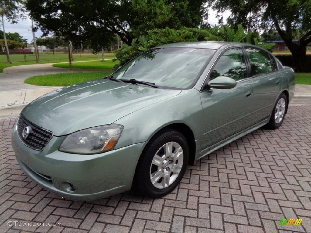 2006 Altima 2.5 S - Mystic Emerald Metallic / Frost photo #16
