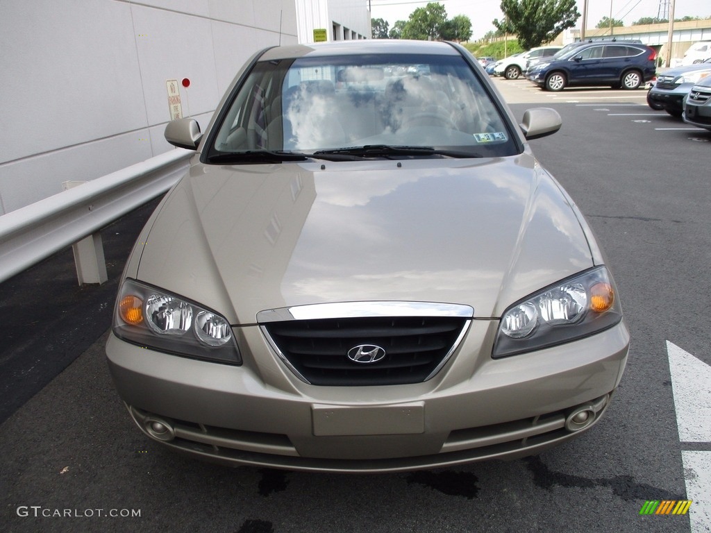 2006 Elantra GLS Sedan - Champagne Beige / Beige photo #9