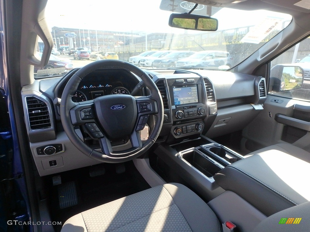 2017 F150 XLT SuperCrew 4x4 - Lightning Blue / Black photo #12