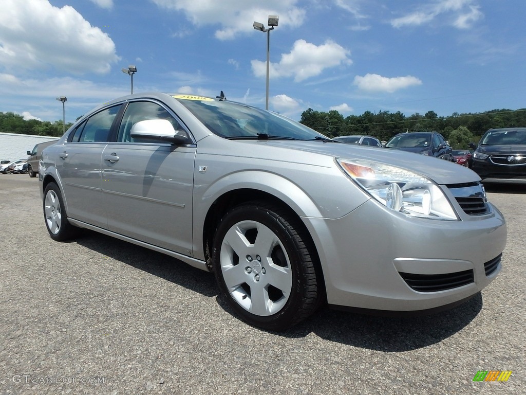 2008 Aura XE 3.5 - Silver Pearl / Gray photo #4