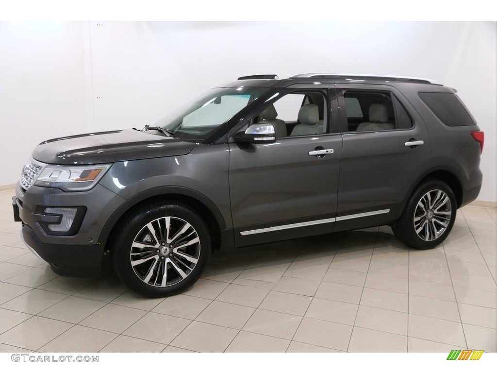 2016 Explorer Platinum 4WD - Magnetic Metallic / Platinum Medium Soft Ceramic Nirvana Leather photo #3