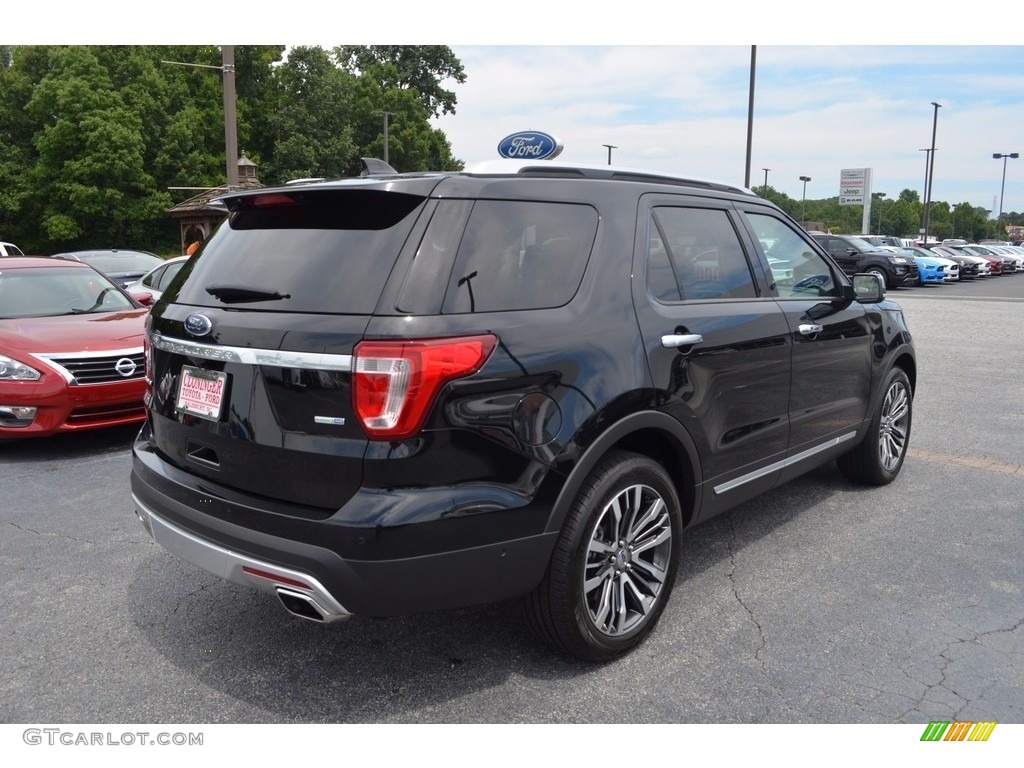 2016 Explorer Platinum 4WD - Shadow Black / Platinum Medium Soft Ceramic Nirvana Leather photo #3