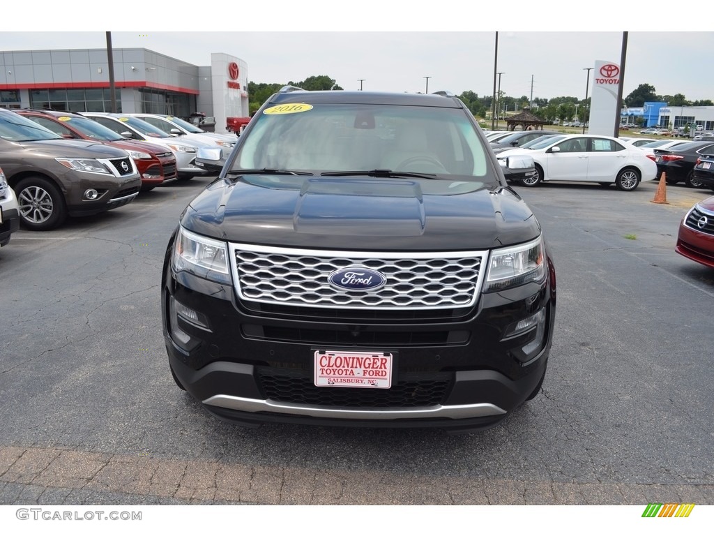 2016 Explorer Platinum 4WD - Shadow Black / Platinum Medium Soft Ceramic Nirvana Leather photo #7