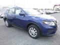 2017 Caspian Blue Nissan Rogue S AWD  photo #1