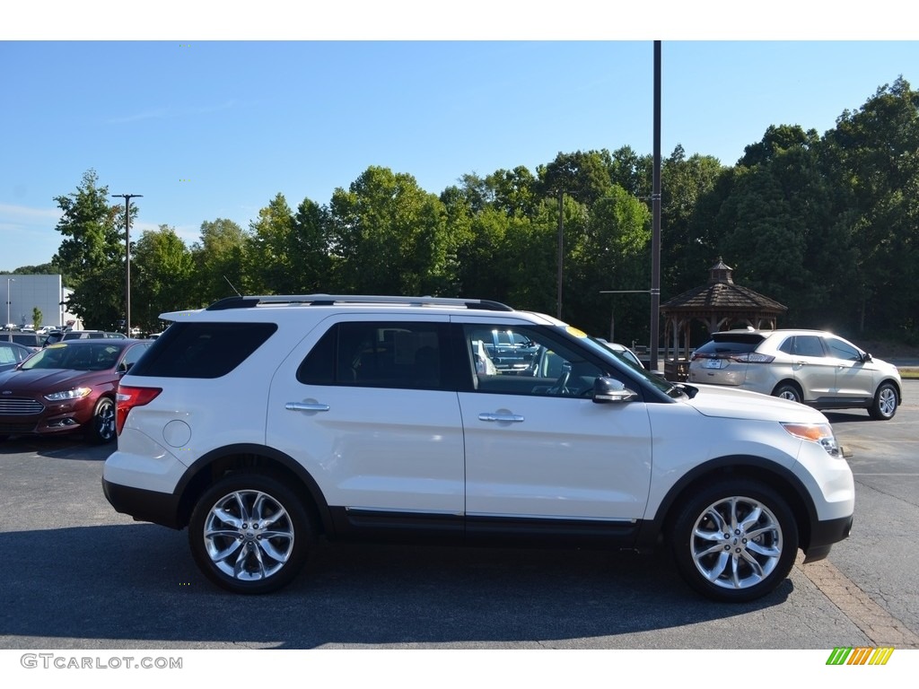 2015 Explorer XLT 4WD - Oxford White / Medium Light Stone photo #2