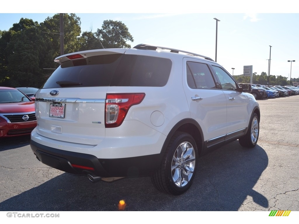 2015 Explorer XLT 4WD - Oxford White / Medium Light Stone photo #3